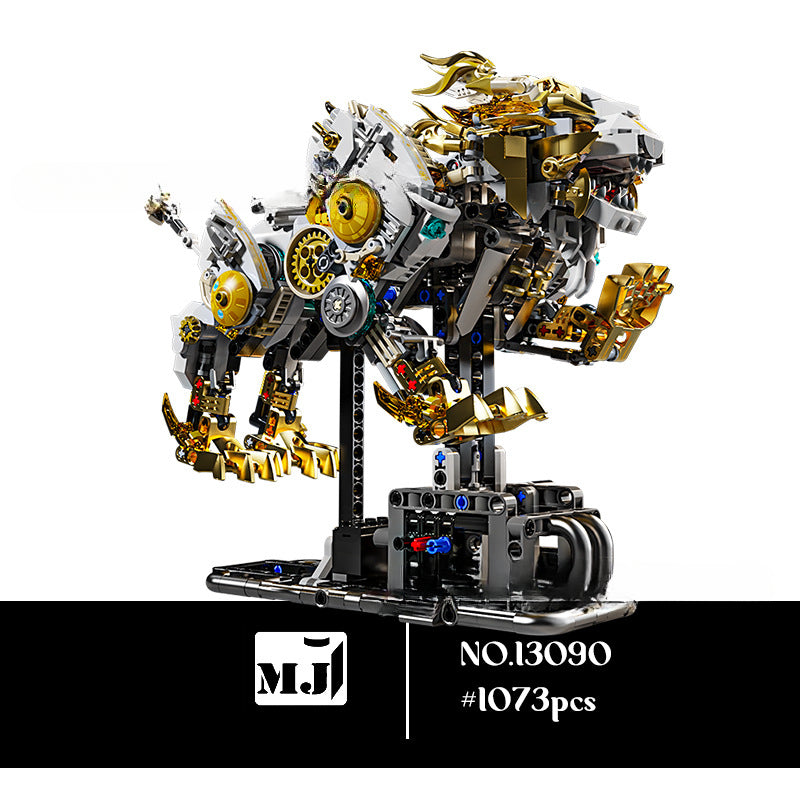 Semi-mechanical half planer devil fish fish piranha marine creature whale shark model building block