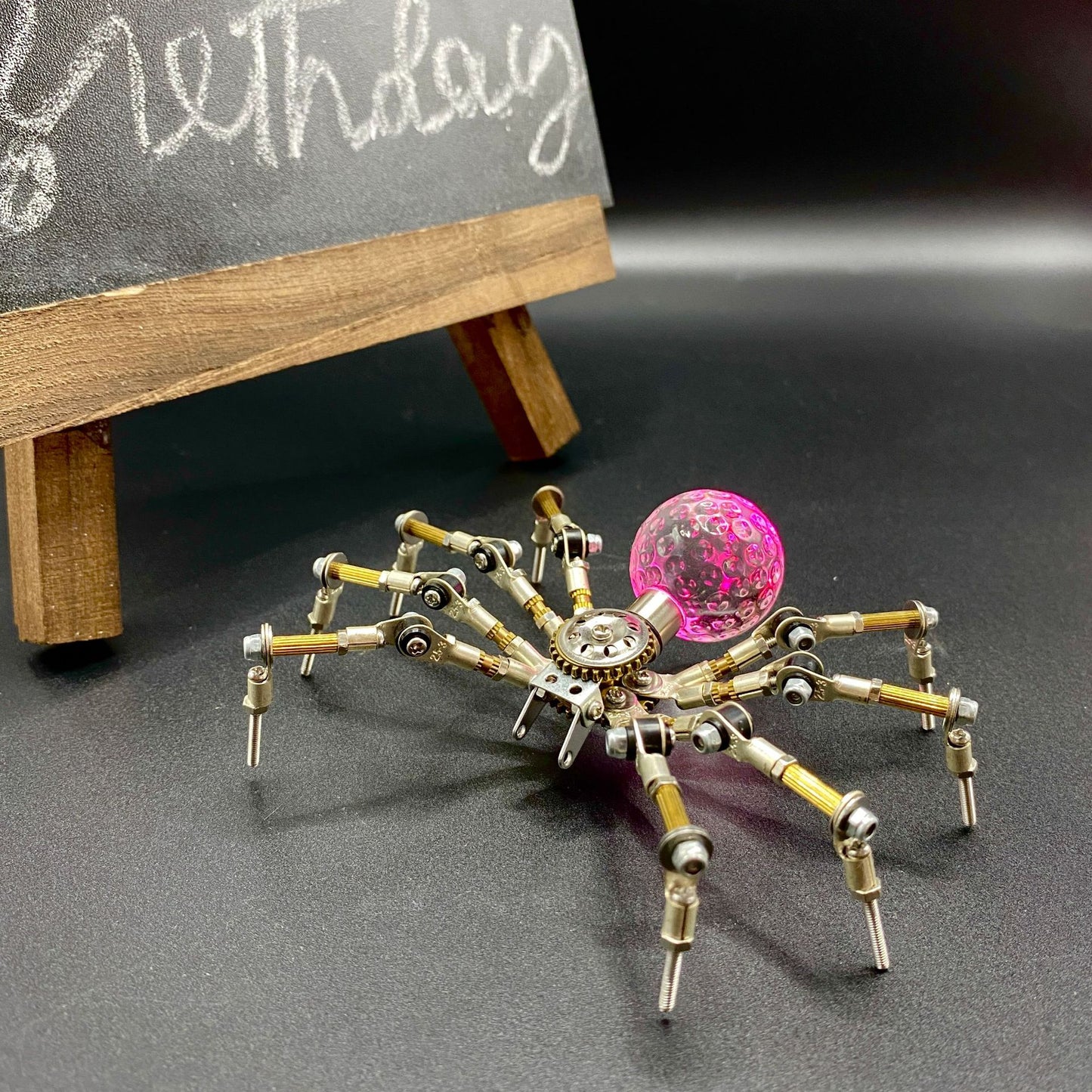 Mechanical spider metal assembly model three-dimensional DIY handmade puzzle kit creative ornament male