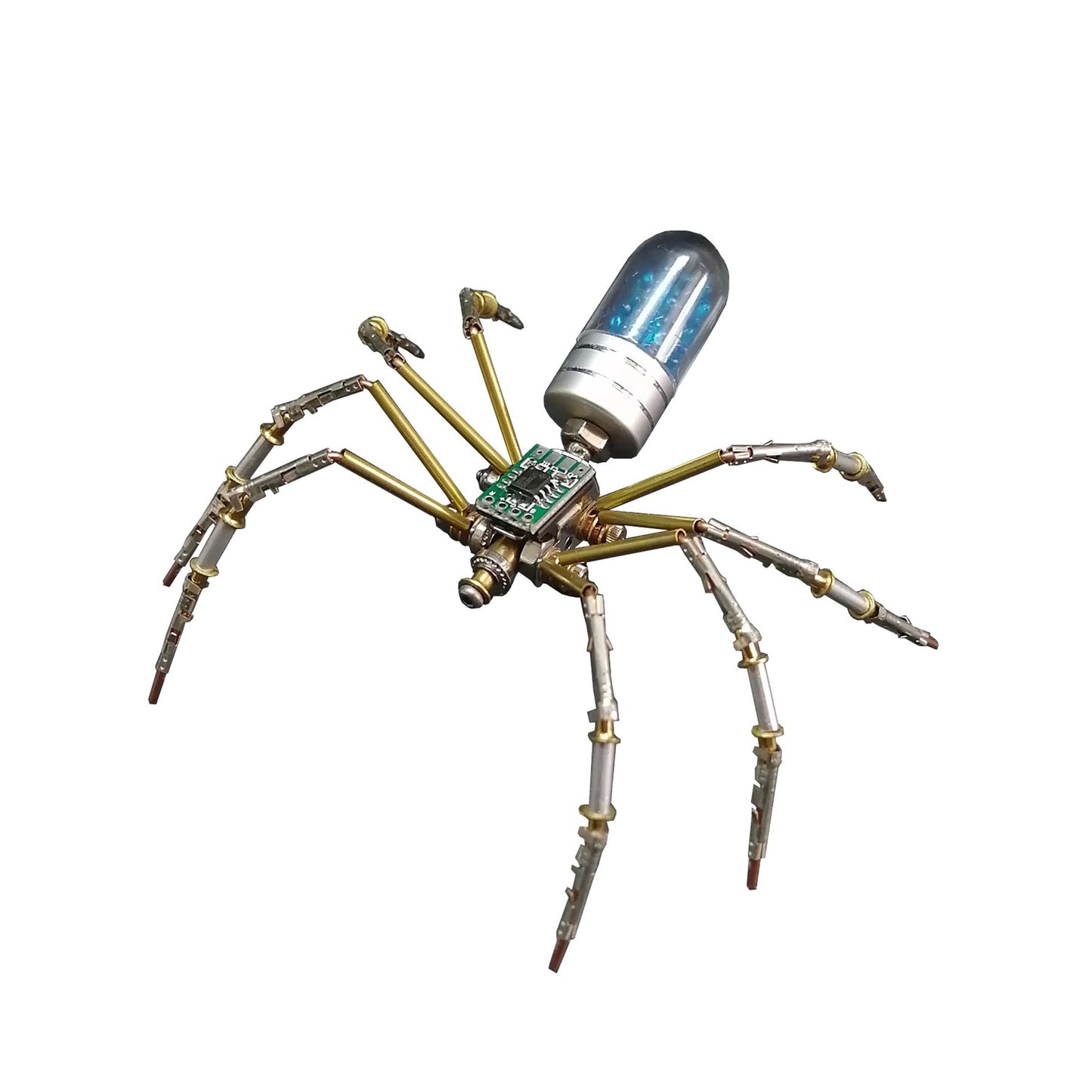 Mechanical spider metal assembly model three-dimensional DIY handmade puzzle kit creative ornament male
