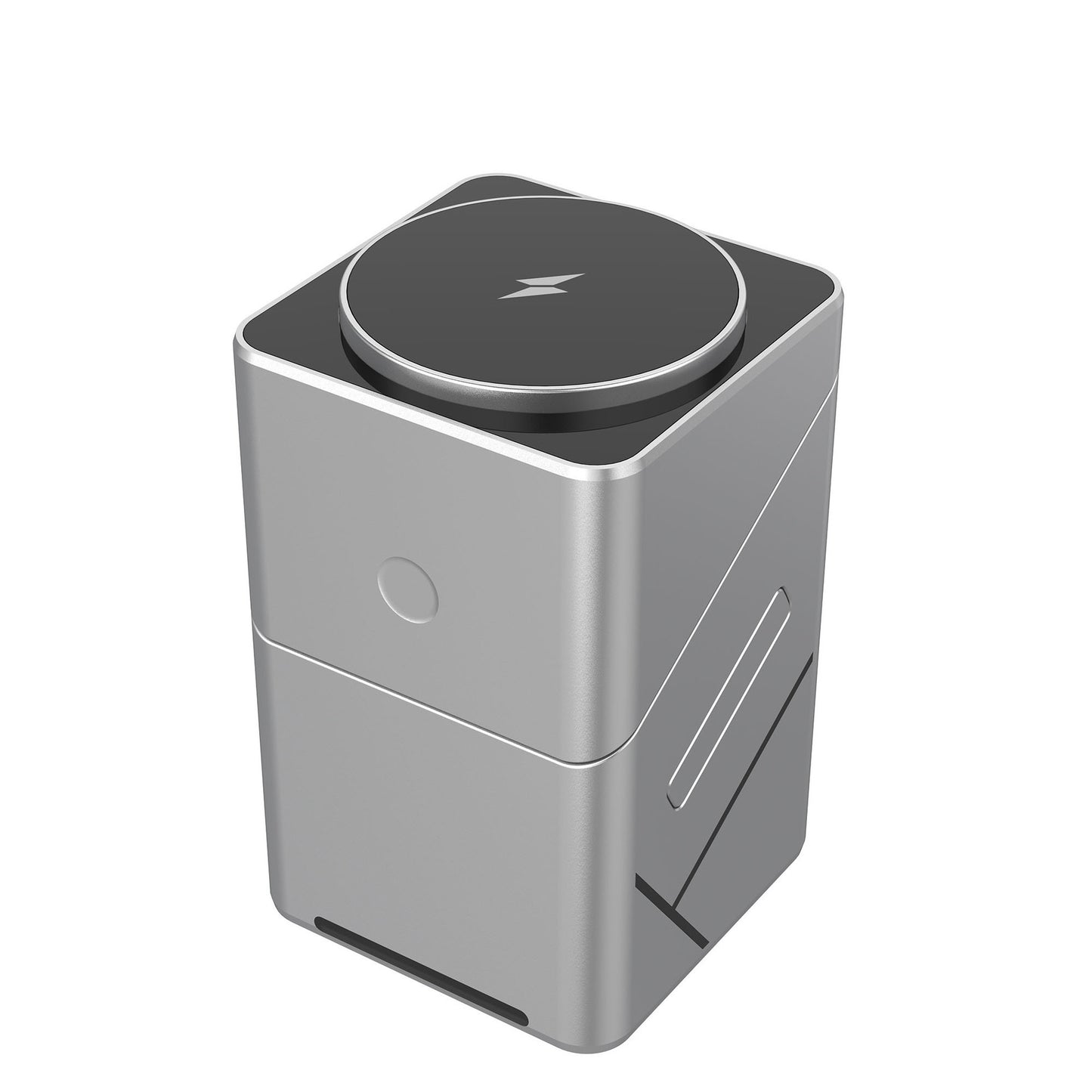 Rubik's Cube rotating magnetic wireless charger four-in-one strong magnetic cross-border 15W fast charging night light multi-function desktop charging