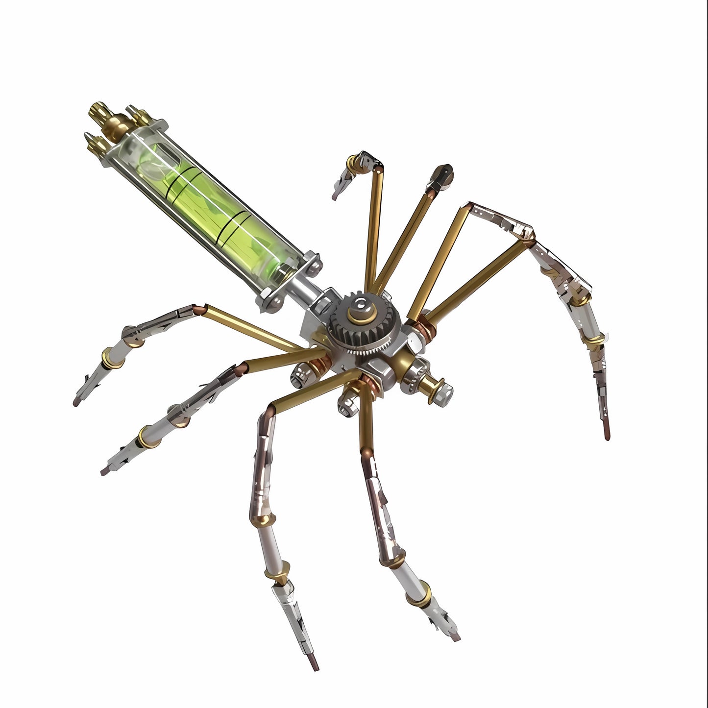 Mechanical spider metal assembly model three-dimensional DIY handmade puzzle kit creative ornament male