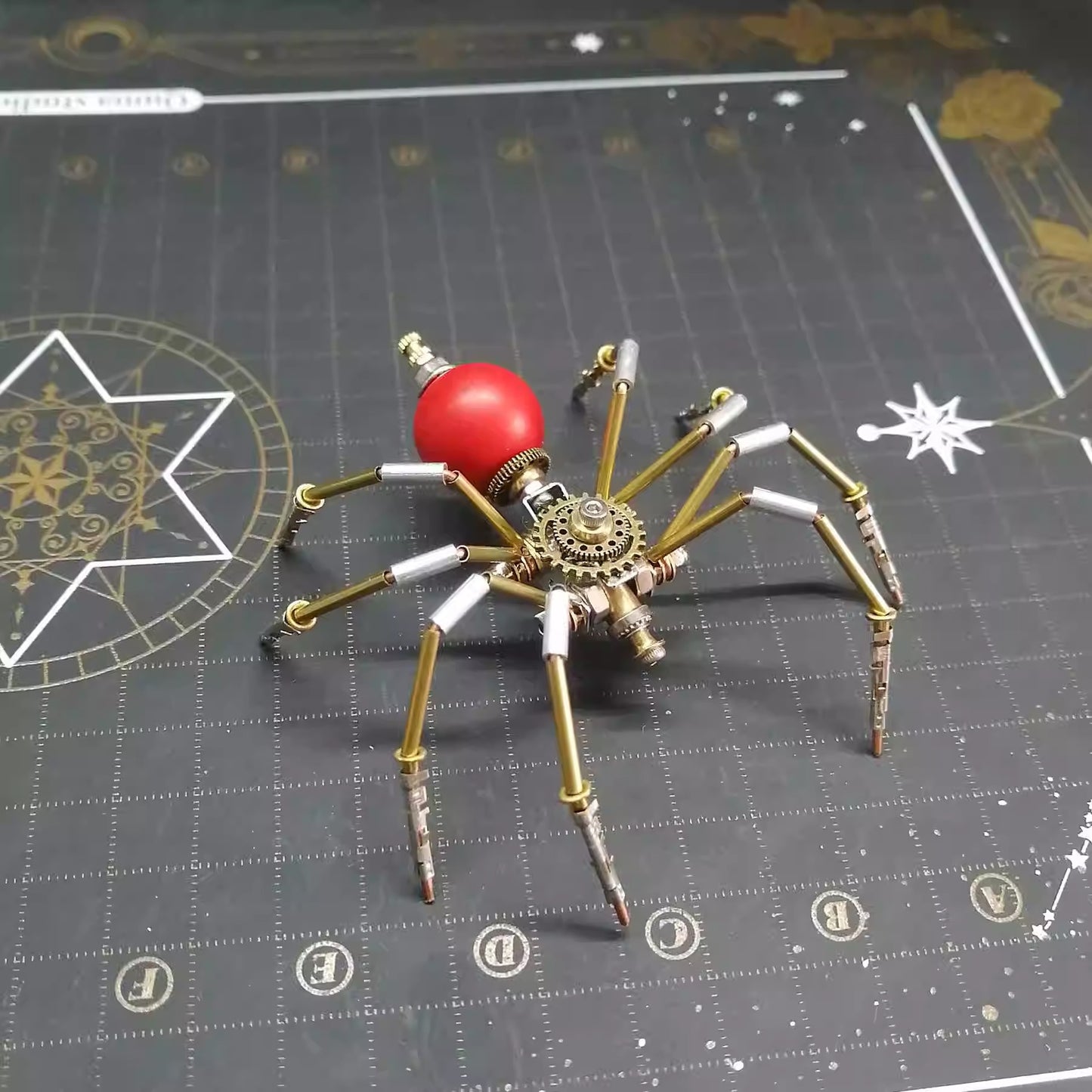 Mechanical spider metal assembly model three-dimensional DIY handmade puzzle kit creative ornament male