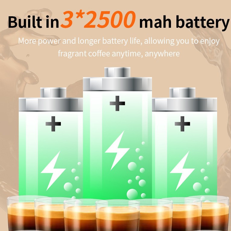 Portable coffee capsule machine Pump type American-Italian concentrate Electric small wireless heating Outdoor coffee cup