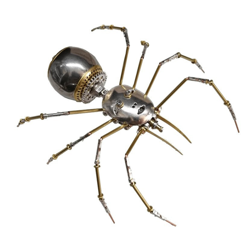 Mechanical spider metal assembly model three-dimensional DIY handmade puzzle kit creative ornament male