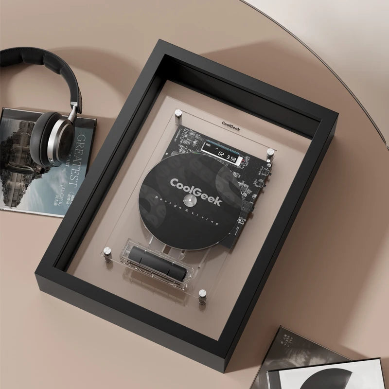 Coolgeek M1 Music Frame CD Bluetooth CD Player Dynamic Art Hanging Picture CD Player Creative Decorative Photo Frame