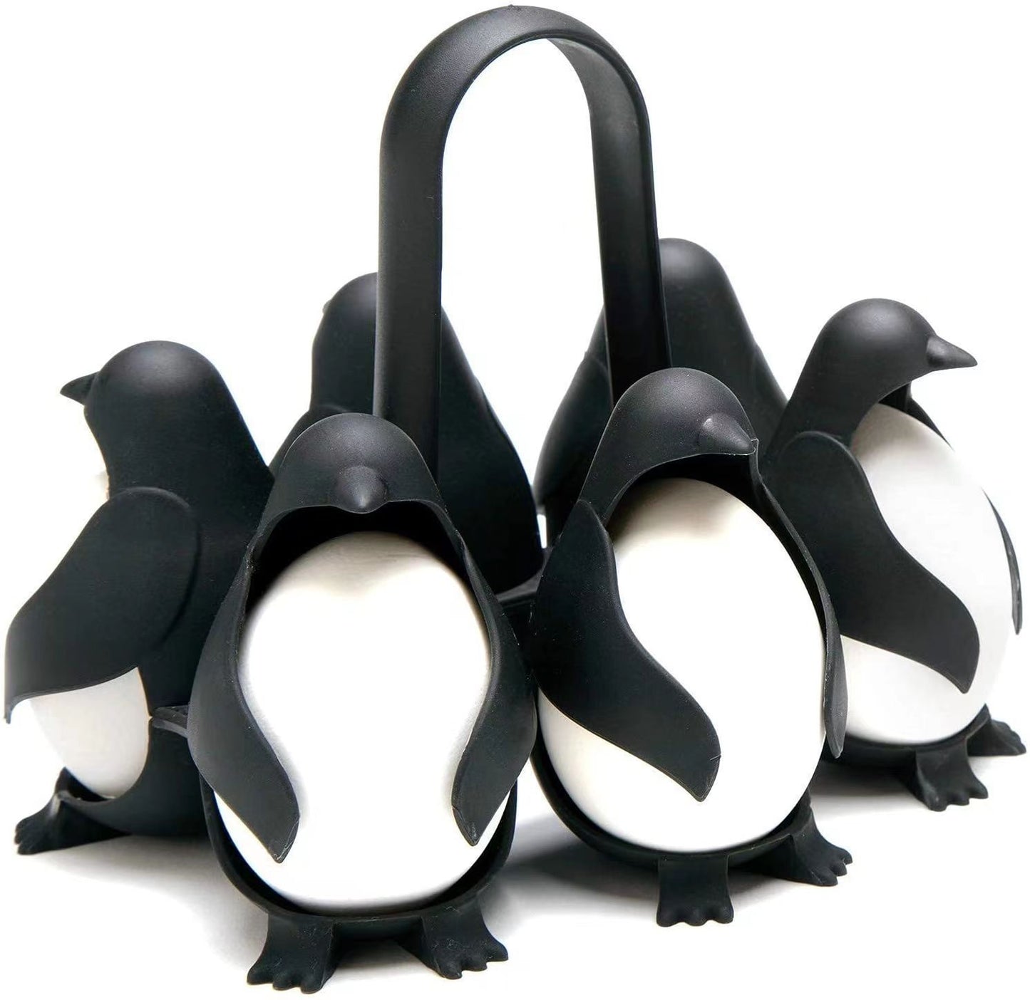 Egg Cooker Penguin Egg Steamer Egg Refrigerator Storage Combination Egg Holder