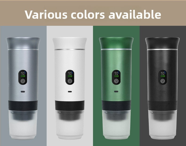 Portable coffee capsule machine Pump type American-Italian concentrate Electric small wireless heating Outdoor coffee cup