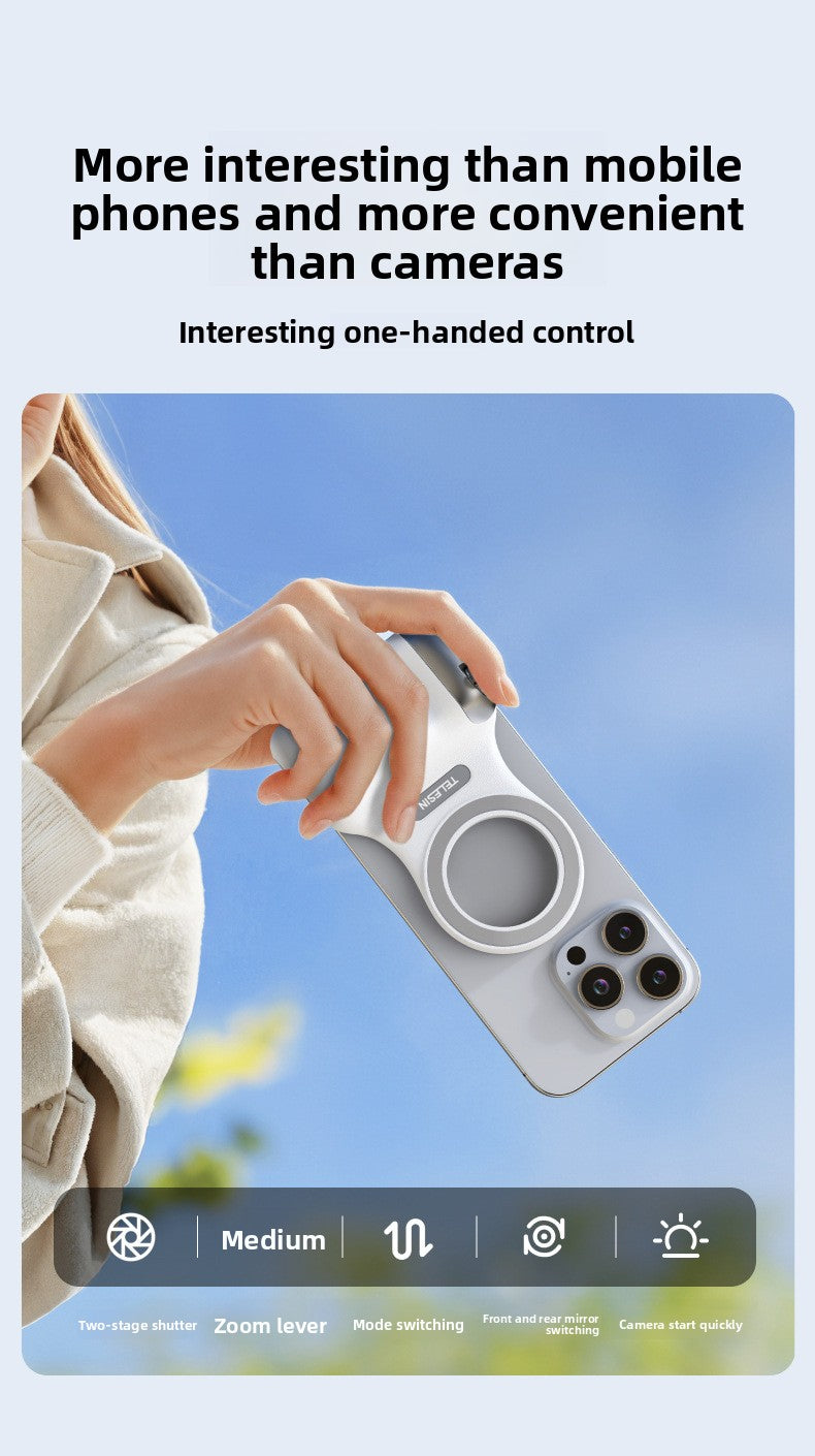 Magsafe mobile phone camera aid magnetic handle Bluetooth camera anti-shake artifact