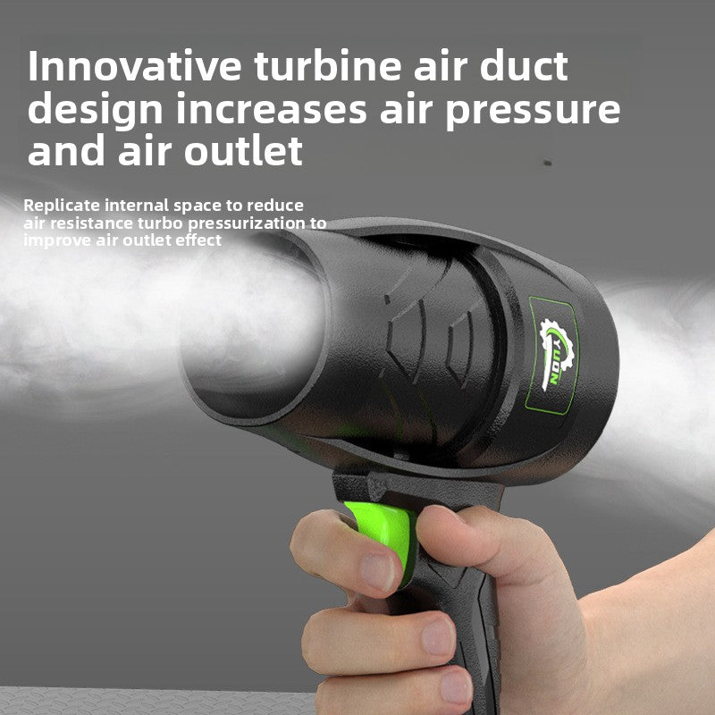 Lithium battery storm strong hair turbocharged leaf blower blower portable handheld electric hair blizzard