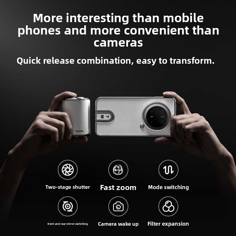 Telesin Fun Pat Le Professional Mobile Phone Image Kit Suitable for Huawei Photography Camera Handle Zoom