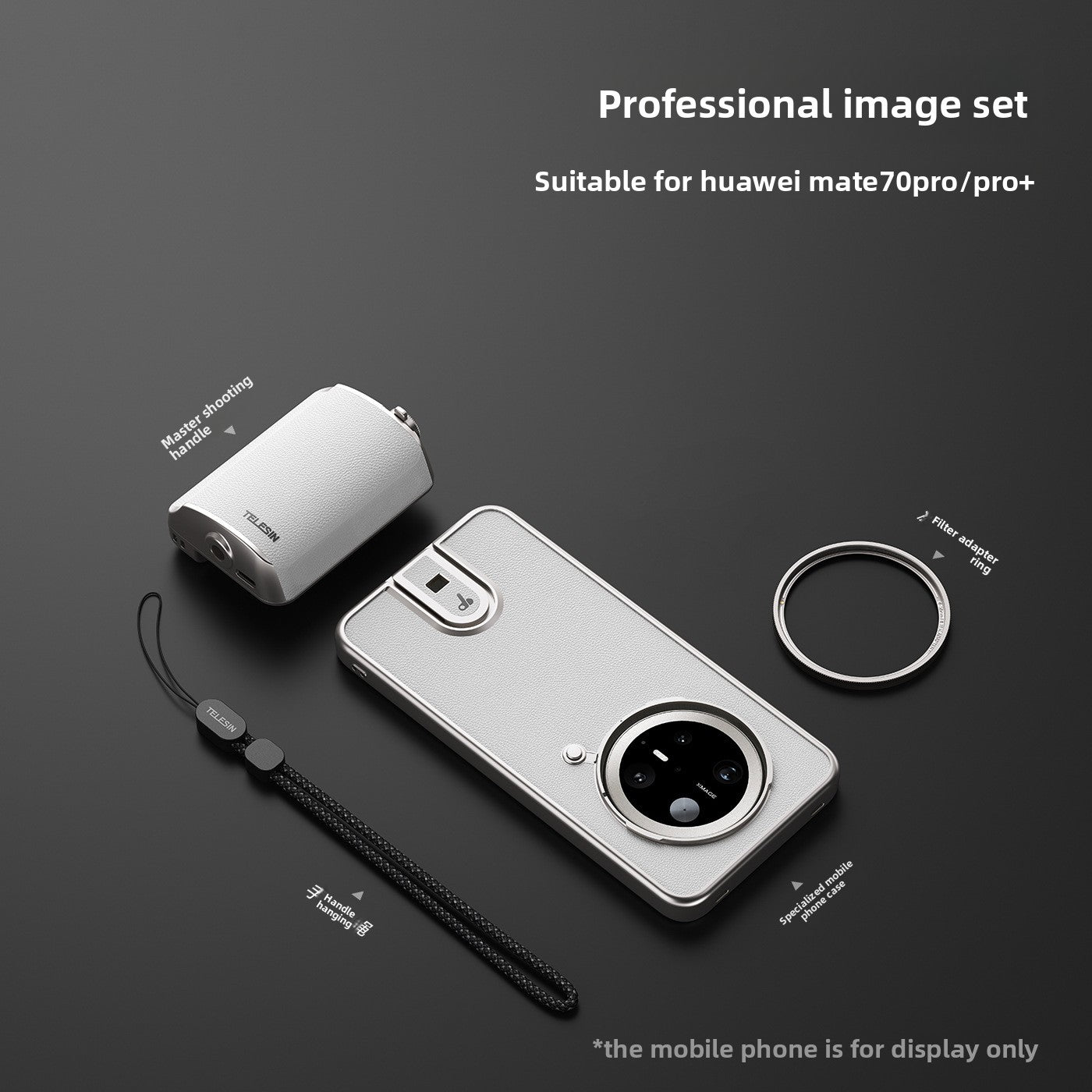 Telesin Fun Pat Le Professional Mobile Phone Image Kit Suitable for Huawei Photography Camera Handle Zoom