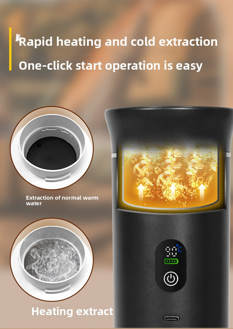 Portable coffee capsule machine Pump type American-Italian concentrate Electric small wireless heating Outdoor coffee cup