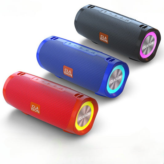 Outdoor colorful super bass Bluetooth multi-function speaker