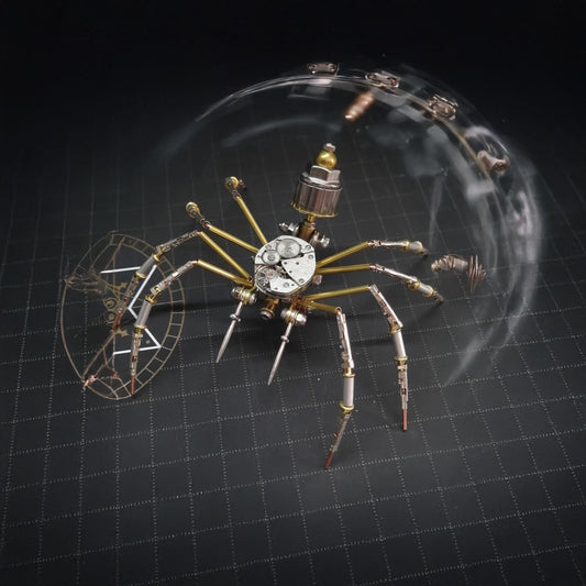 Mechanical spider metal assembly model three-dimensional DIY handmade puzzle kit creative ornament male