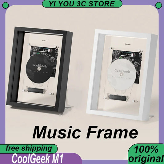 Coolgeek M1 Music Frame CD Bluetooth CD Player Dynamic Art Hanging Picture CD Player Creative Decorative Photo Frame