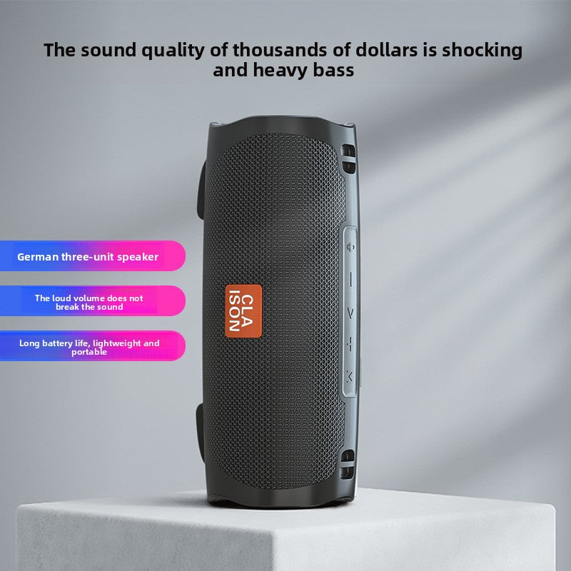 Outdoor colorful super bass Bluetooth multi-function speaker